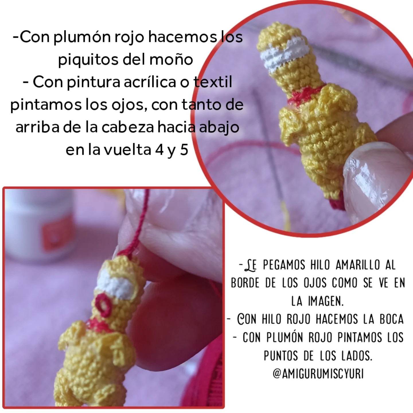 Patrón gratuito amigurumi Pollito Chillón