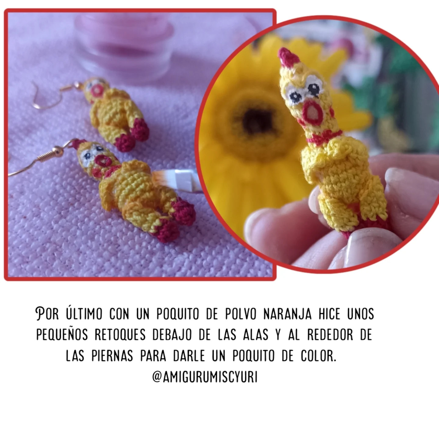 Patrón gratuito amigurumi Pollito Chillón