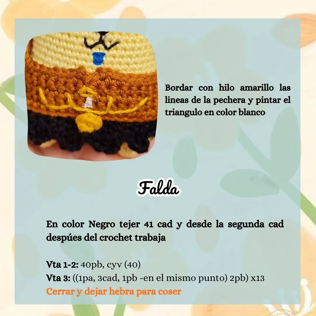 Patrón gratuito amigurumi Purin "El Prohibido"