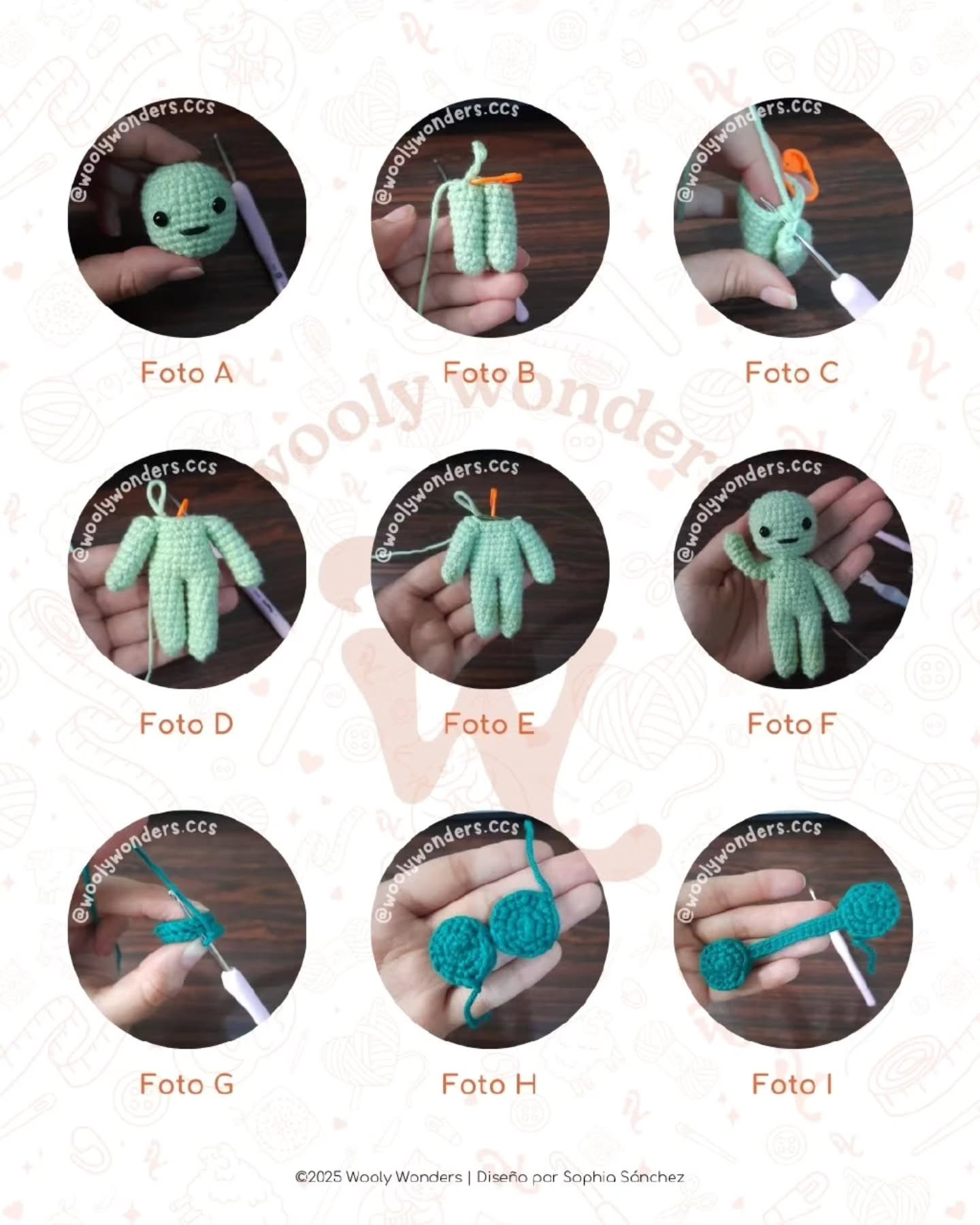 Patrón gratuito amigurumi Smiki: ¡Crea el tuyo!