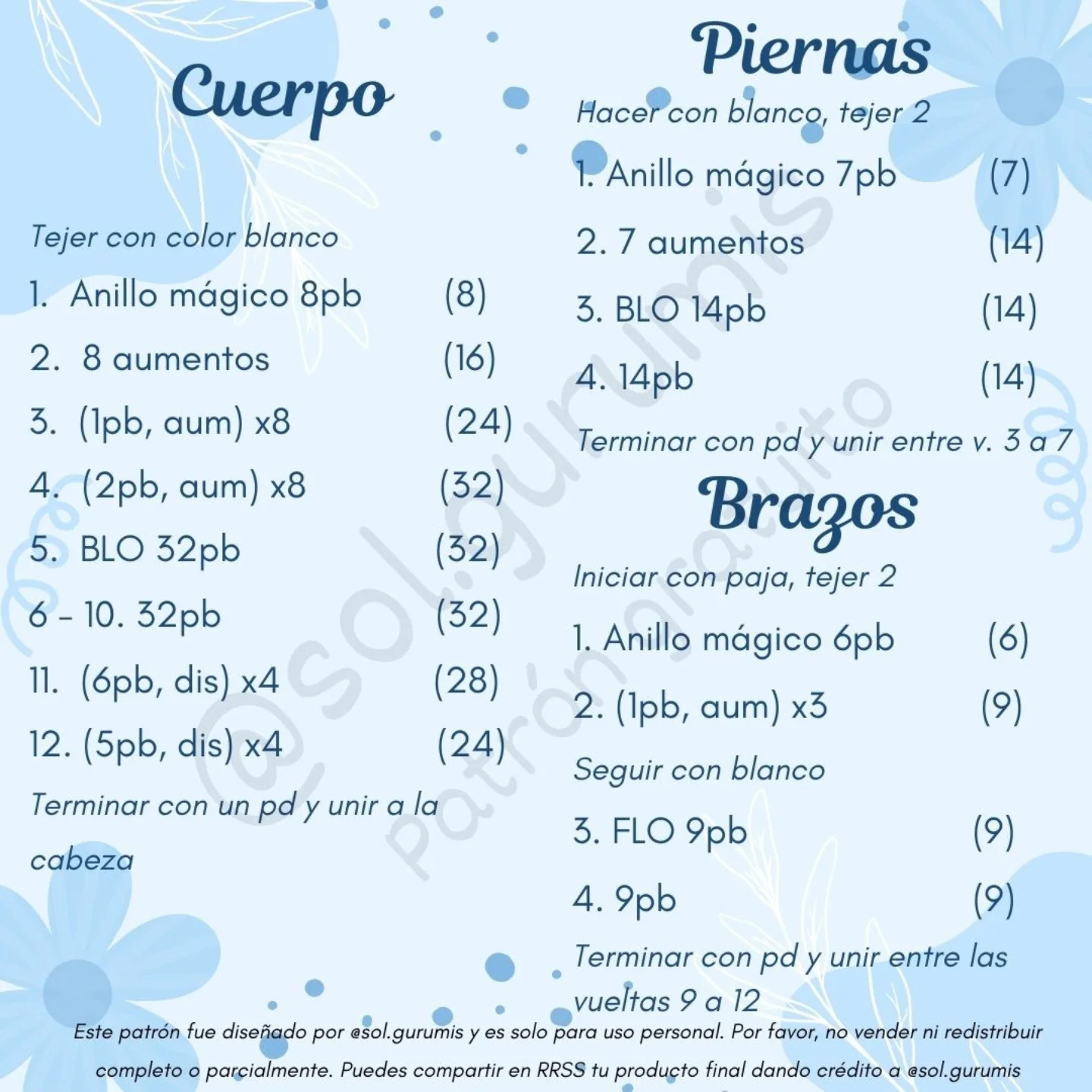 ¡Patrón gratuito de amigurumi Dr. Simi!