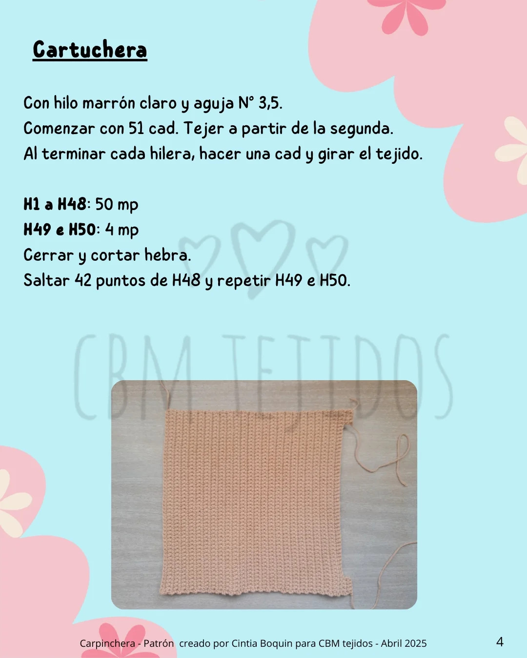 Patrón gratuito de estuche de lápices tejido a crochet