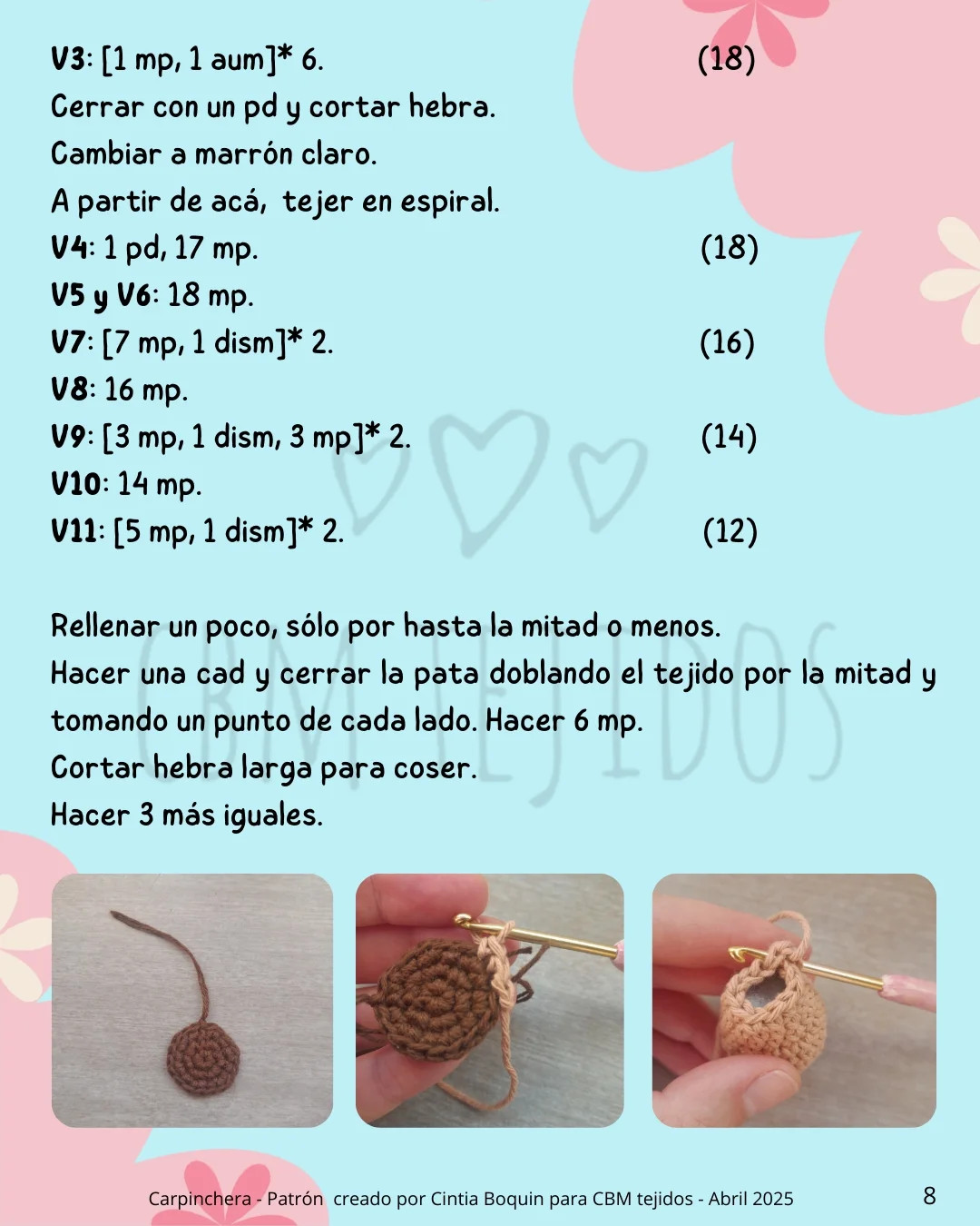 Patrón gratuito de estuche de lápices tejido a crochet