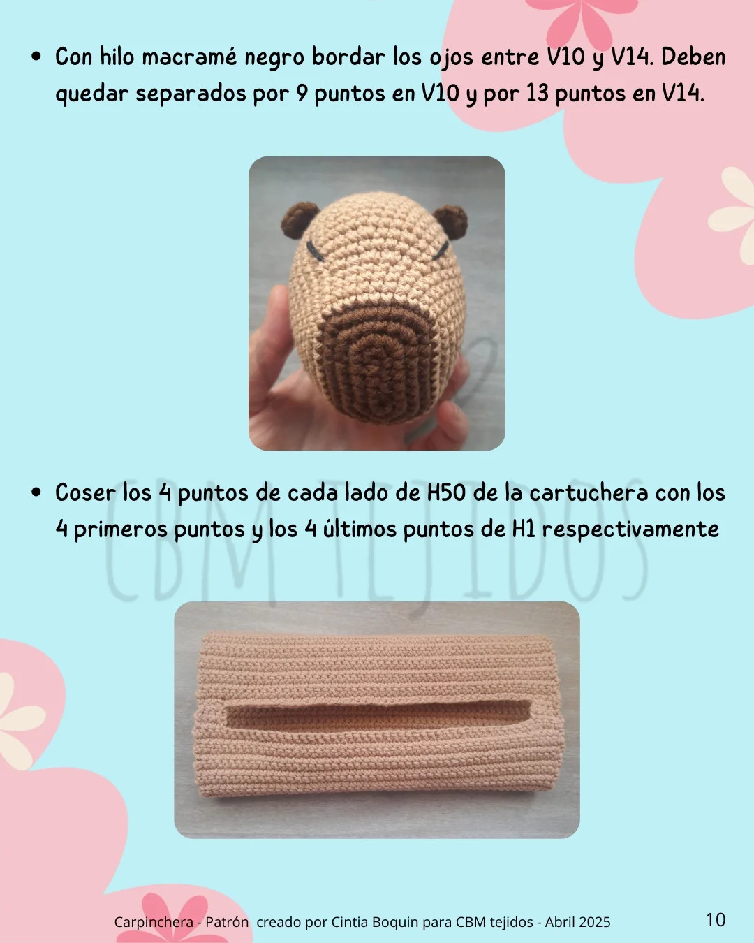 Patrón gratuito de estuche de lápices tejido a crochet