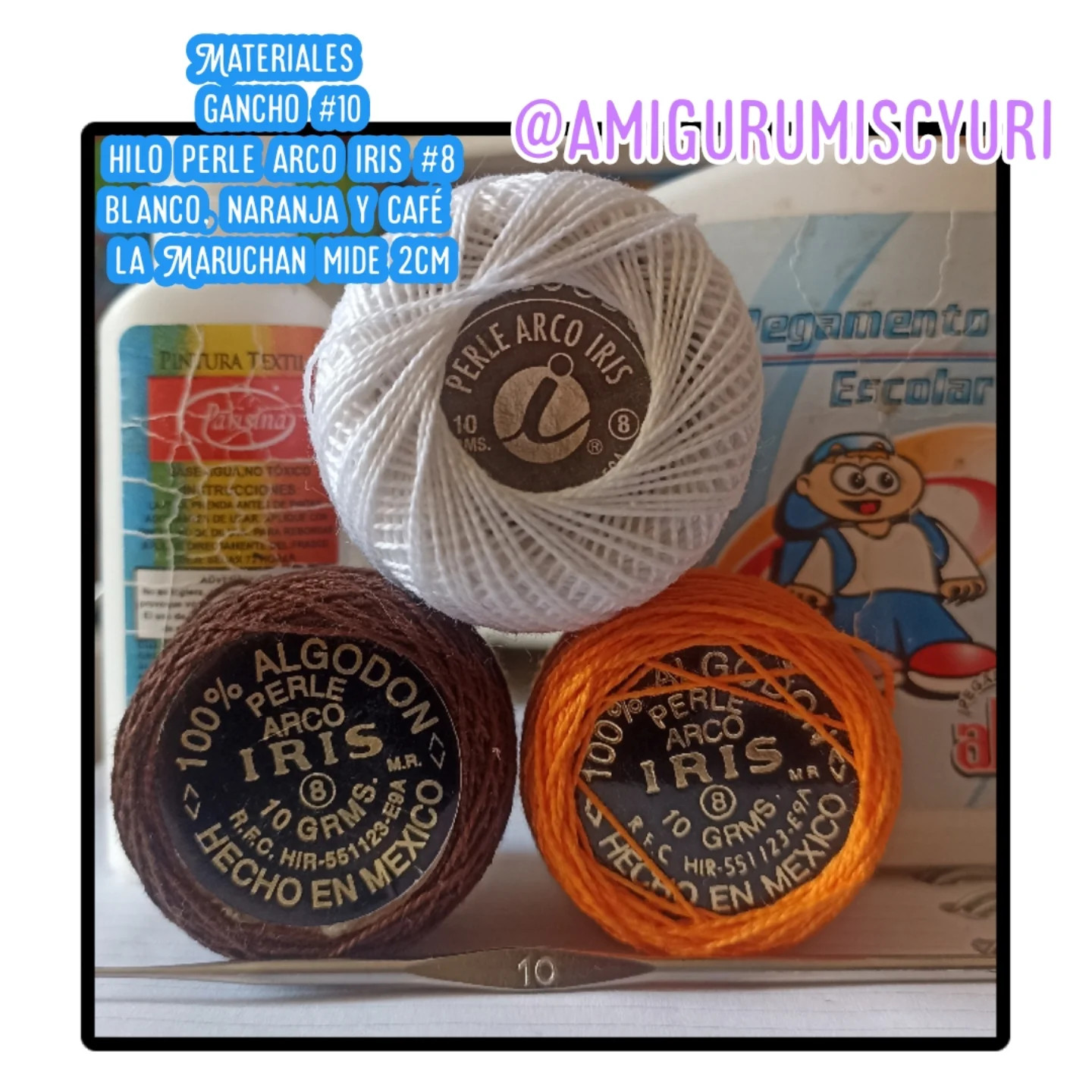 Patrón gratuito de pendientes Maruchan amigurumi