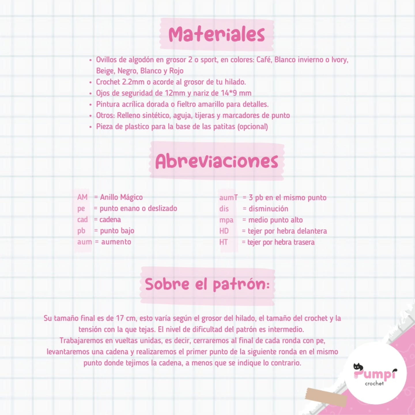 Patrón gratuito de Rodolfo el reno amigurumi