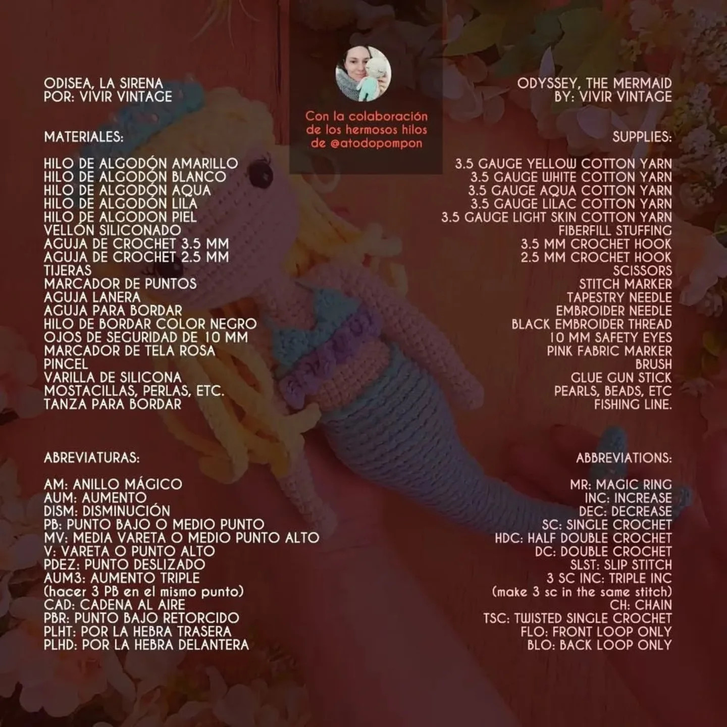 Patrón Gratuito: Dos Sirenas Amigurumi