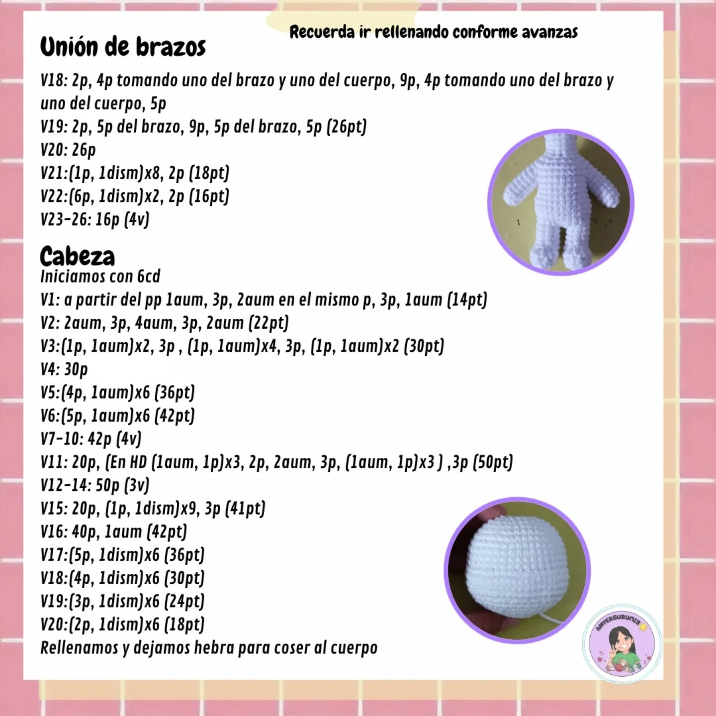 Patrón Gratuito Gato Turbo Abuela Amigurumi