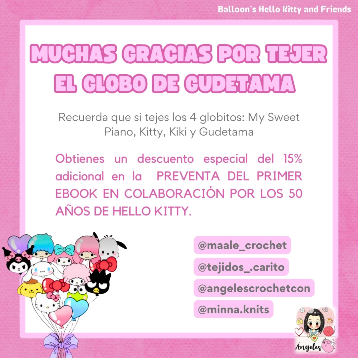 Patrón gratuito: Gudetama globo amigurumi