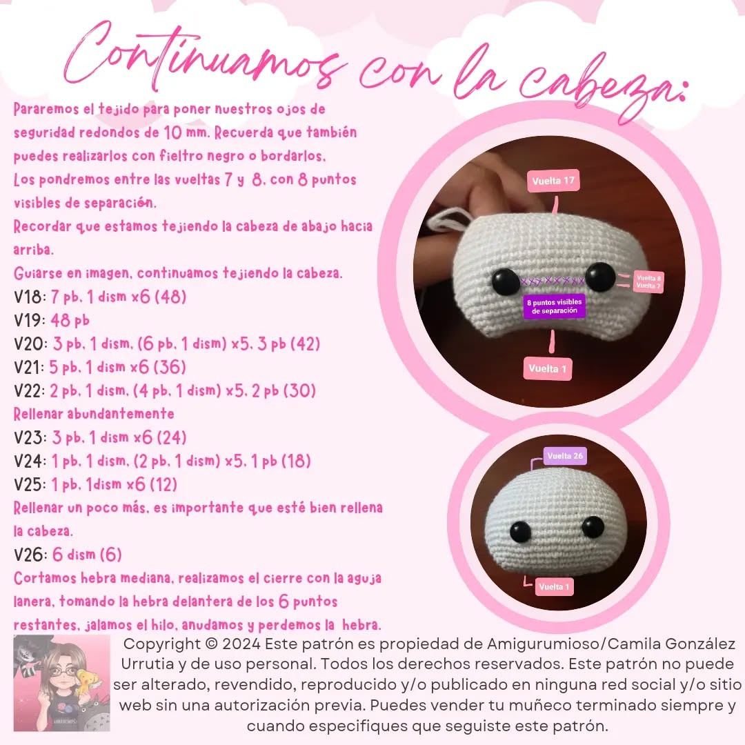 Patrón Gratuito Kuromi Amigurumi