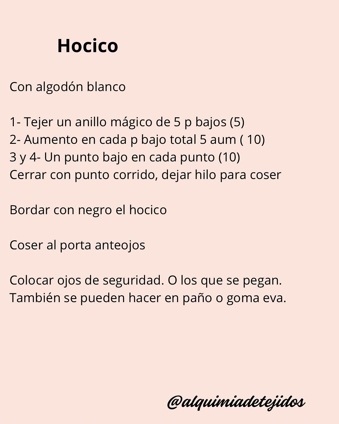 PATRÓN GRATUITO: Porta lentes tejido a crochet