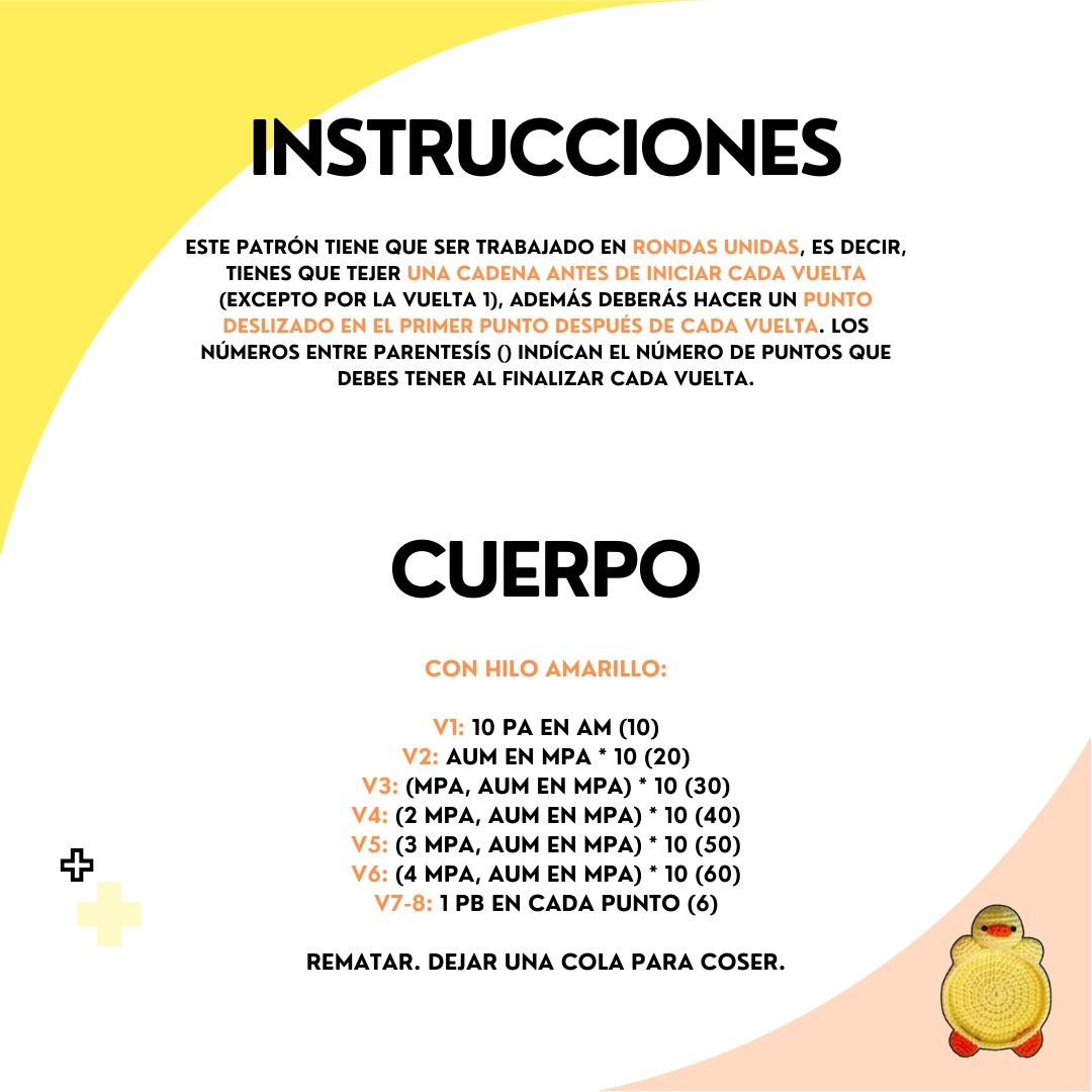 Patrón gratuito: Posavasos amigurumi de patitos