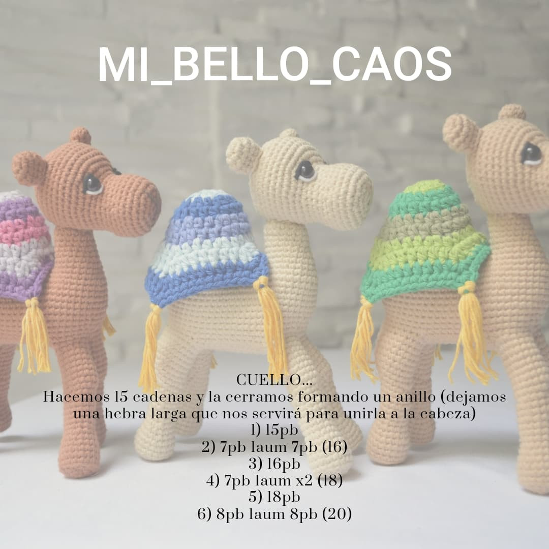 Patrón gratuito: Reyes Magos y camellos amigurumi