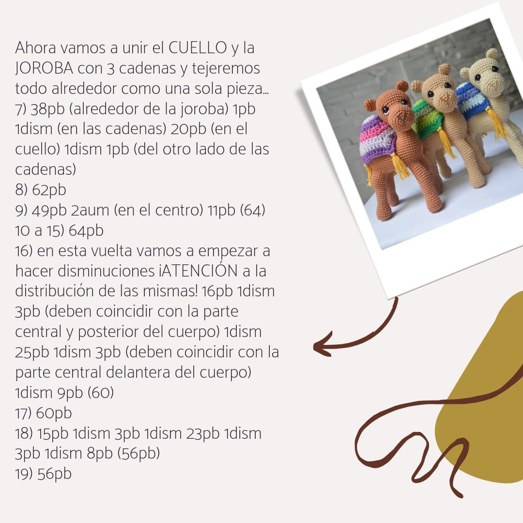 Patrón gratuito: Reyes Magos y camellos amigurumi