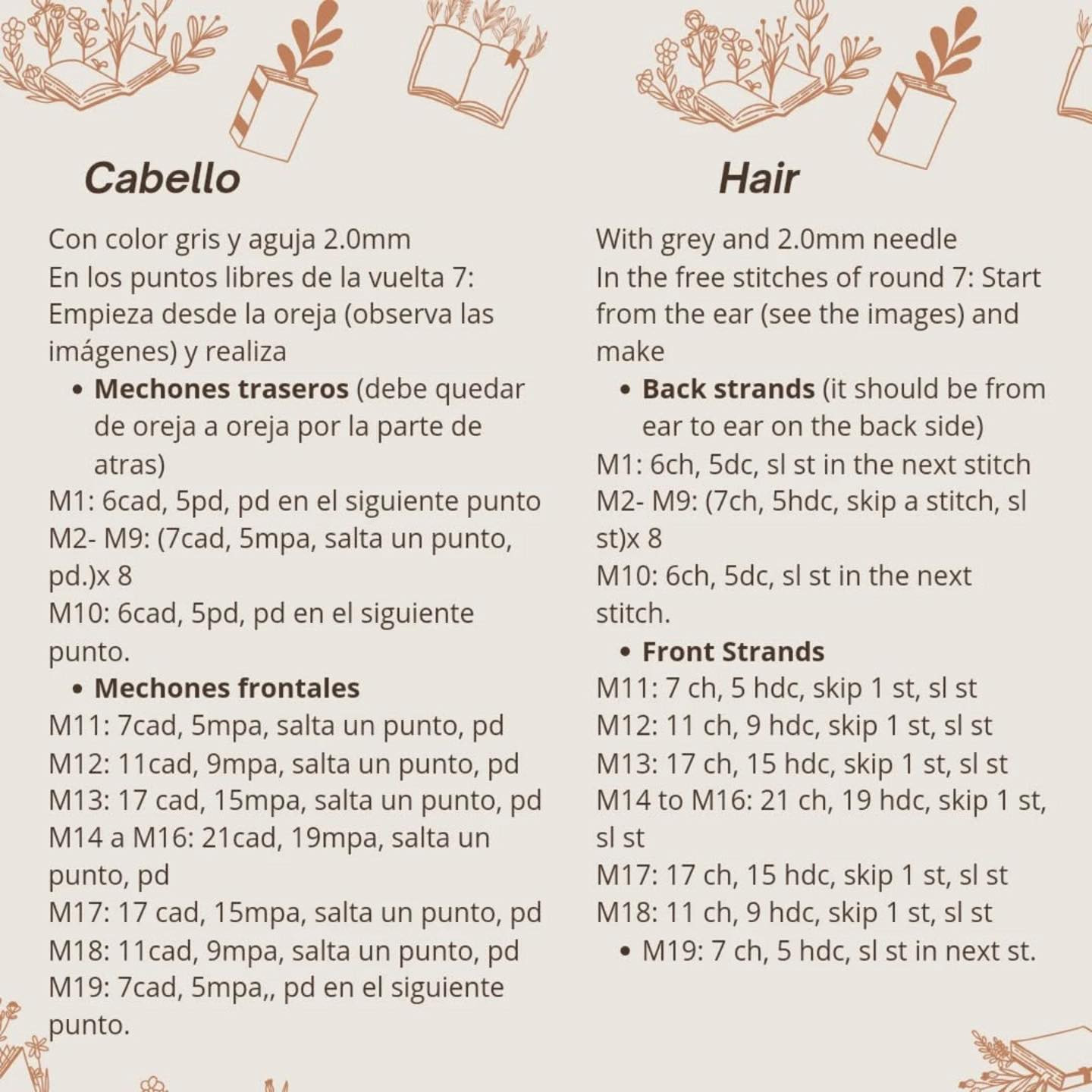 Patrón gratuito: Separador de libros Gabriel García Márquez a crochet.