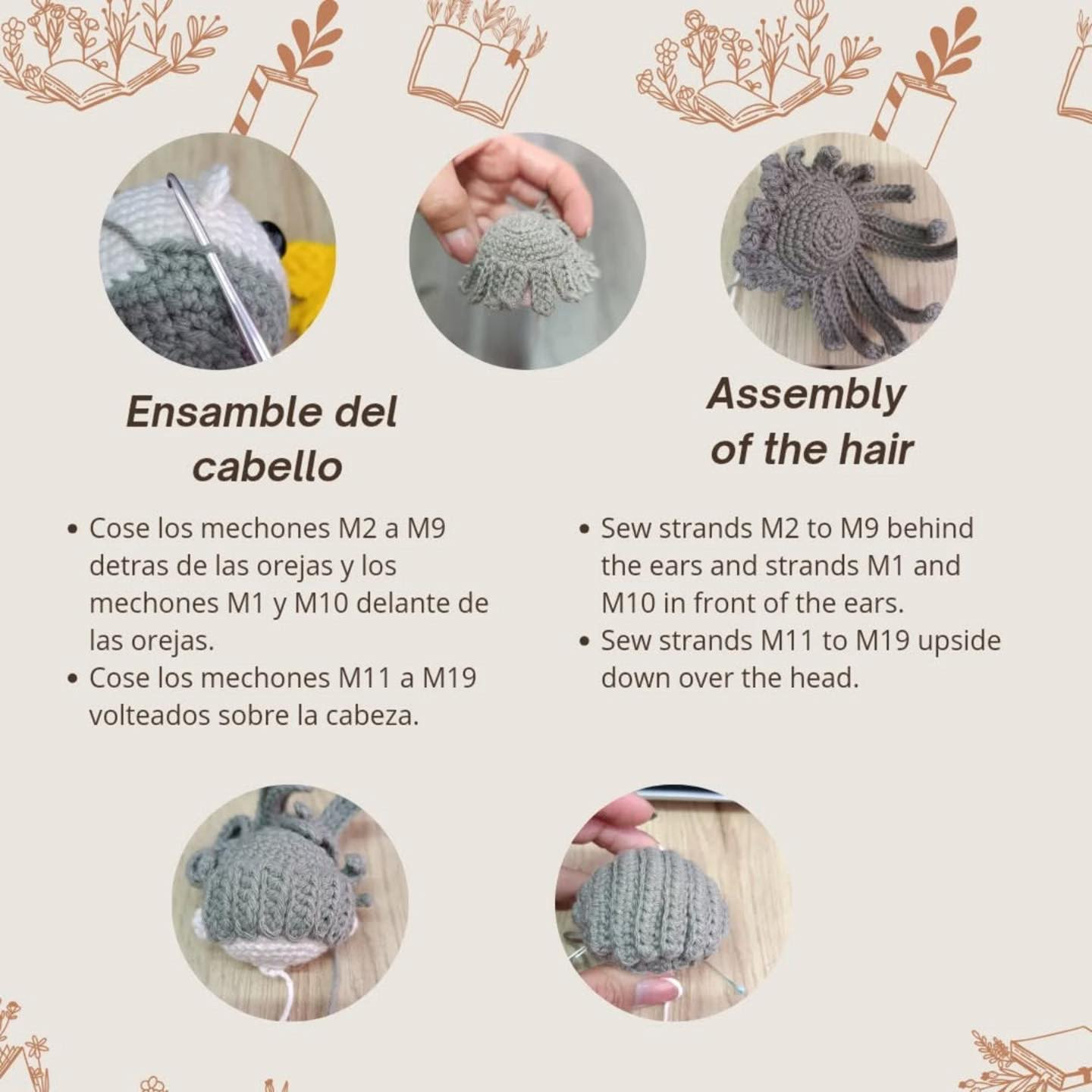 Patrón gratuito: Separador de libros Gabriel García Márquez a crochet.
