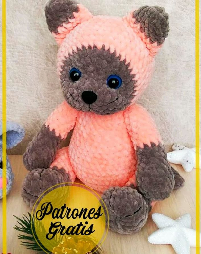 Patrones de amigurumi de oso gratis