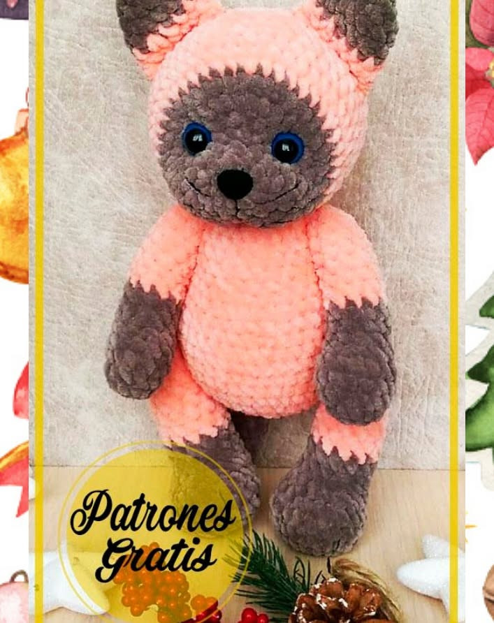 Patrones de amigurumi de oso gratis