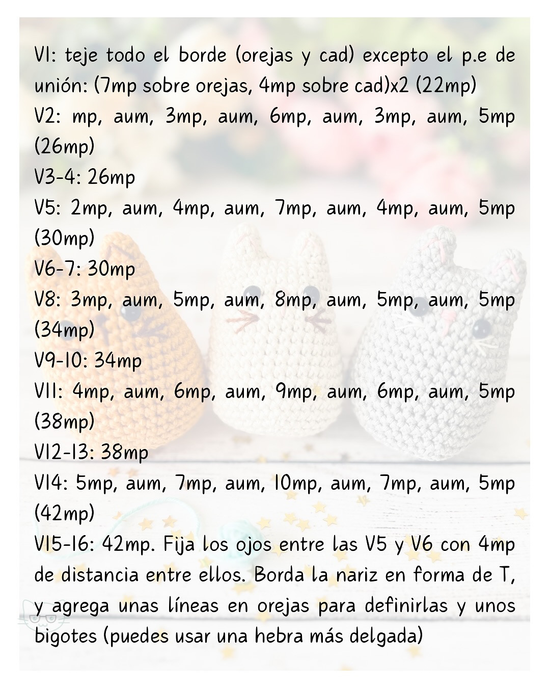 Patrones de Gatitos Amigurumi: ¡Tejidos a Crochet!