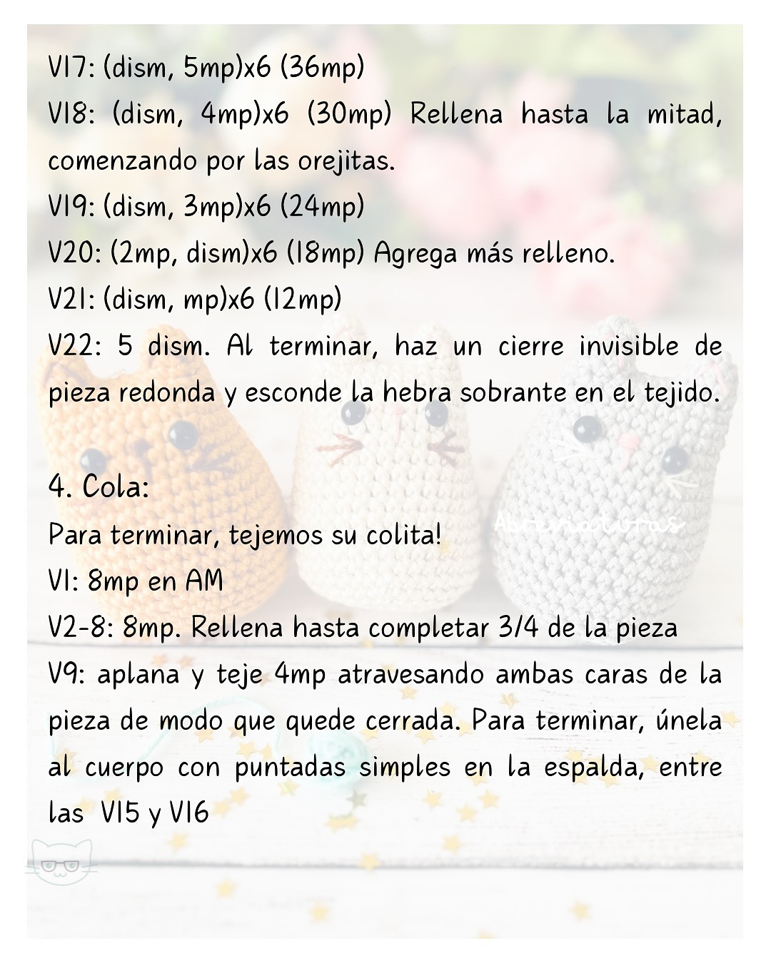 Patrones de Gatitos Amigurumi: ¡Tejidos a Crochet!