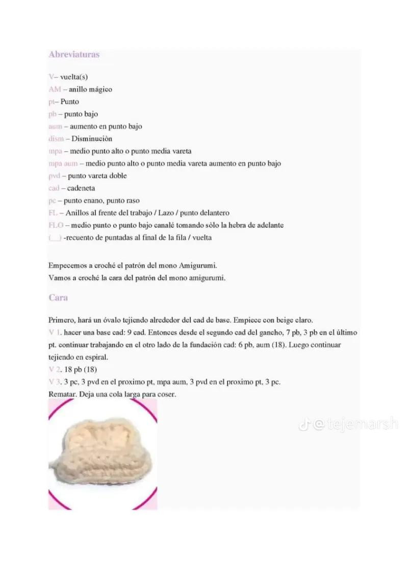 Patrones de tejido de mono lindo