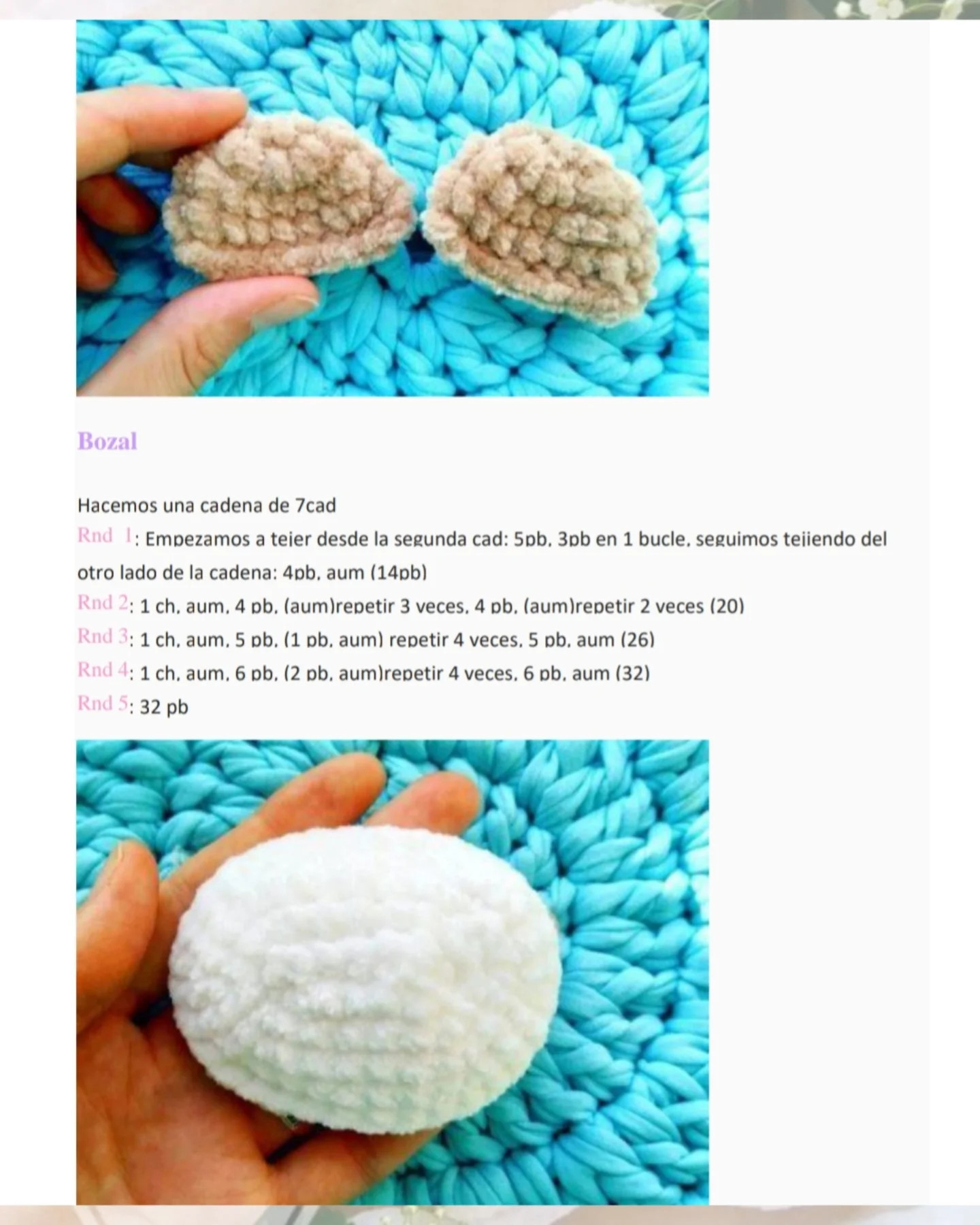 PDF Patrones Gratis de Osito Amigurumi