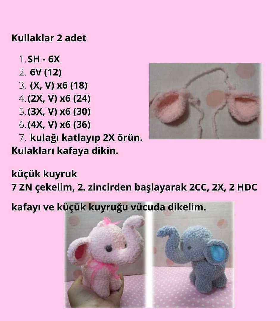 Pembe Fil Şişme Örnek Şeması