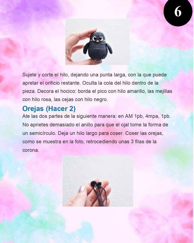 PEQUEÑO BÚHO: Patrón Amigurumi Gratis