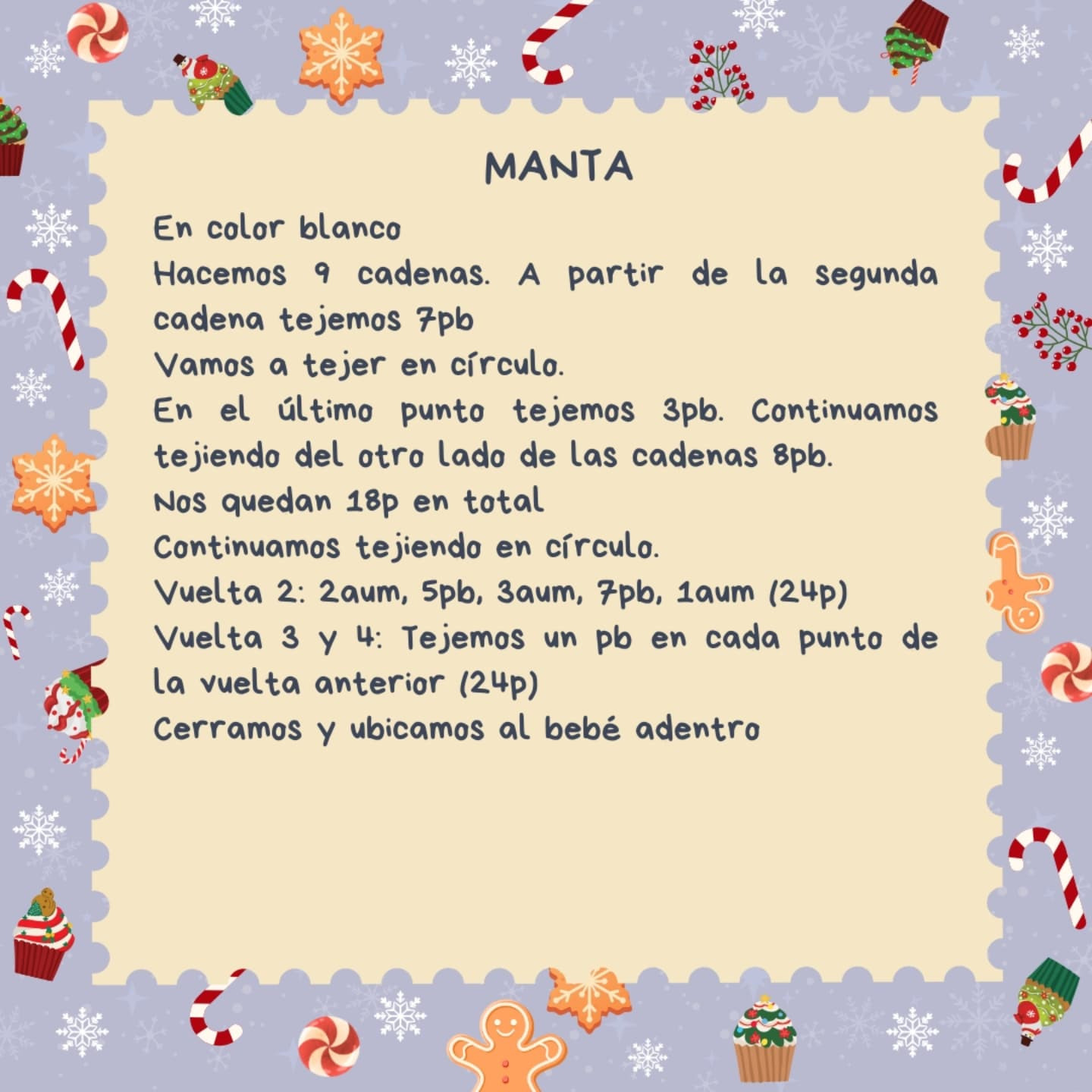 Pesebre amigurumi: Patrón gratis navideño