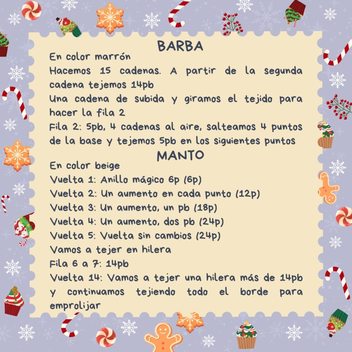Pesebre amigurumi: Patrón gratis navideño