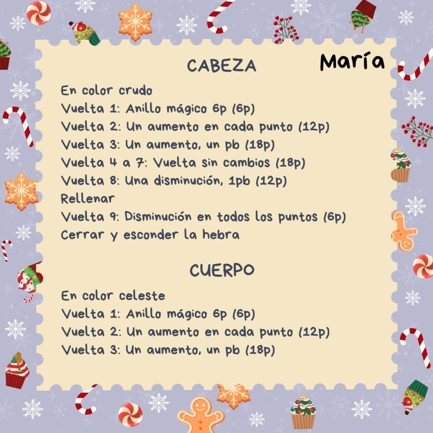Pesebre amigurumi: Patrón gratis navideño