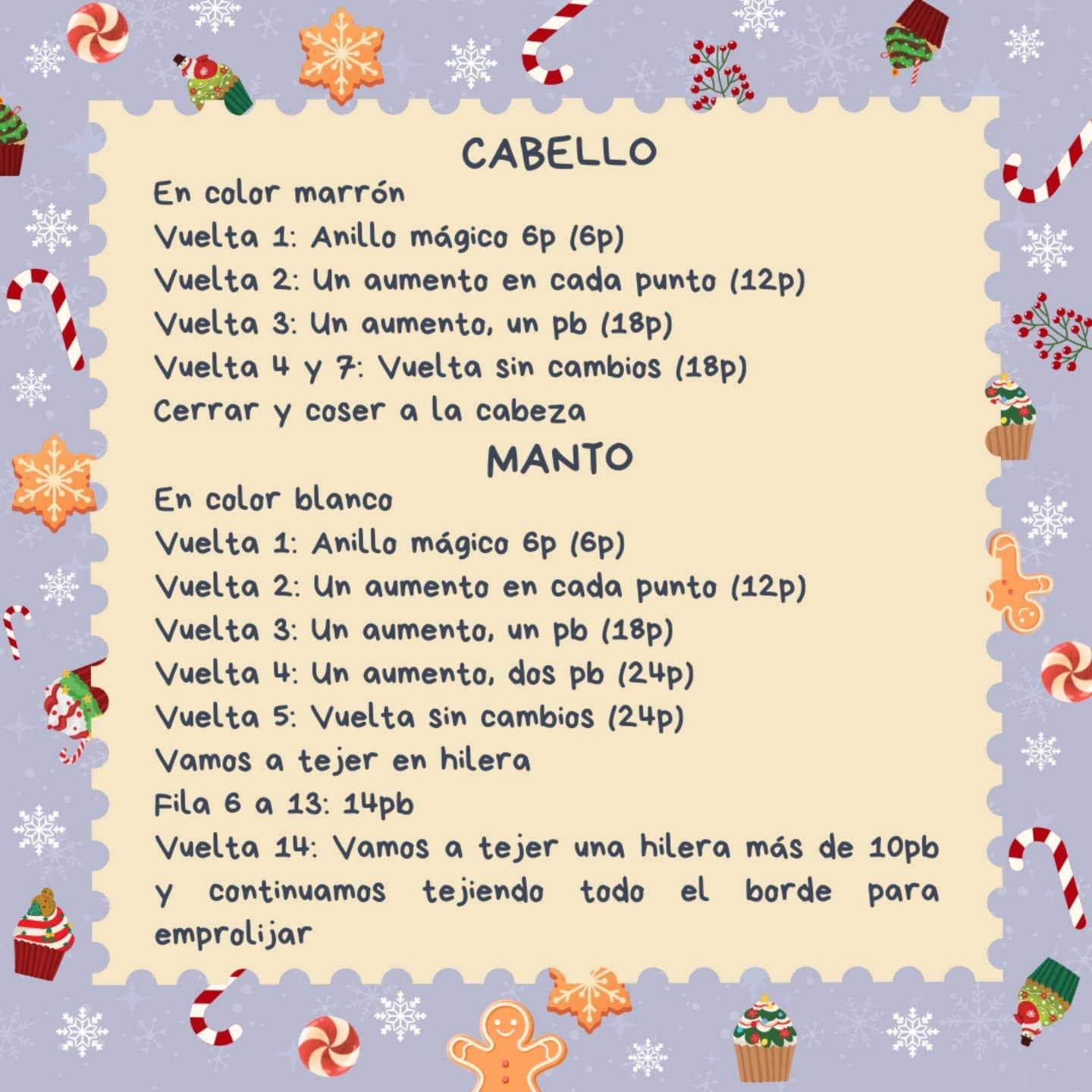 Pesebre amigurumi: Patrón gratis navideño