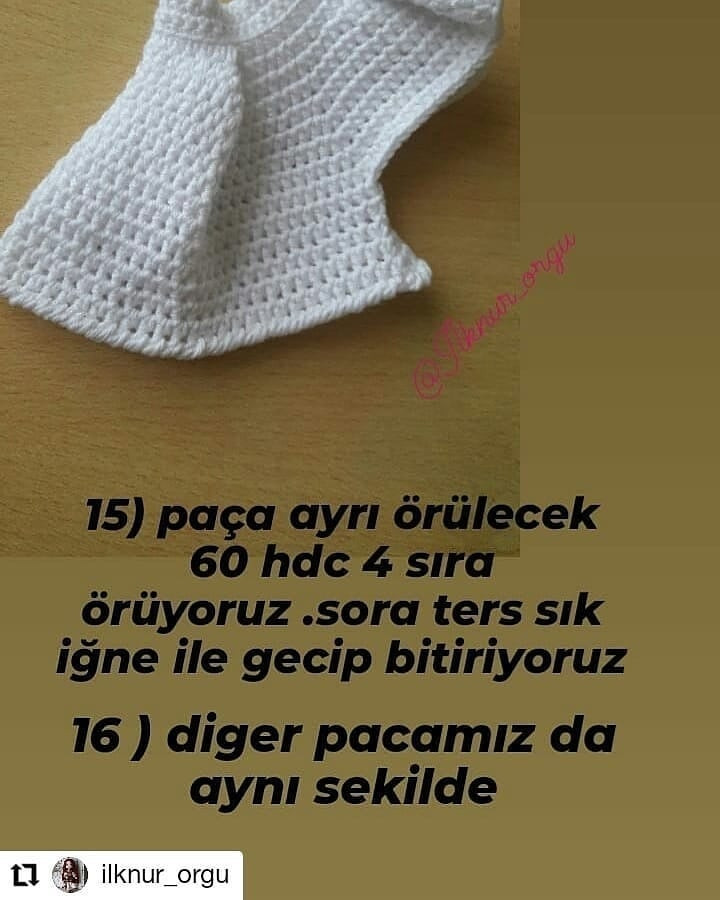 Pileli Şortlu Amigurumi Bebek Tarifi