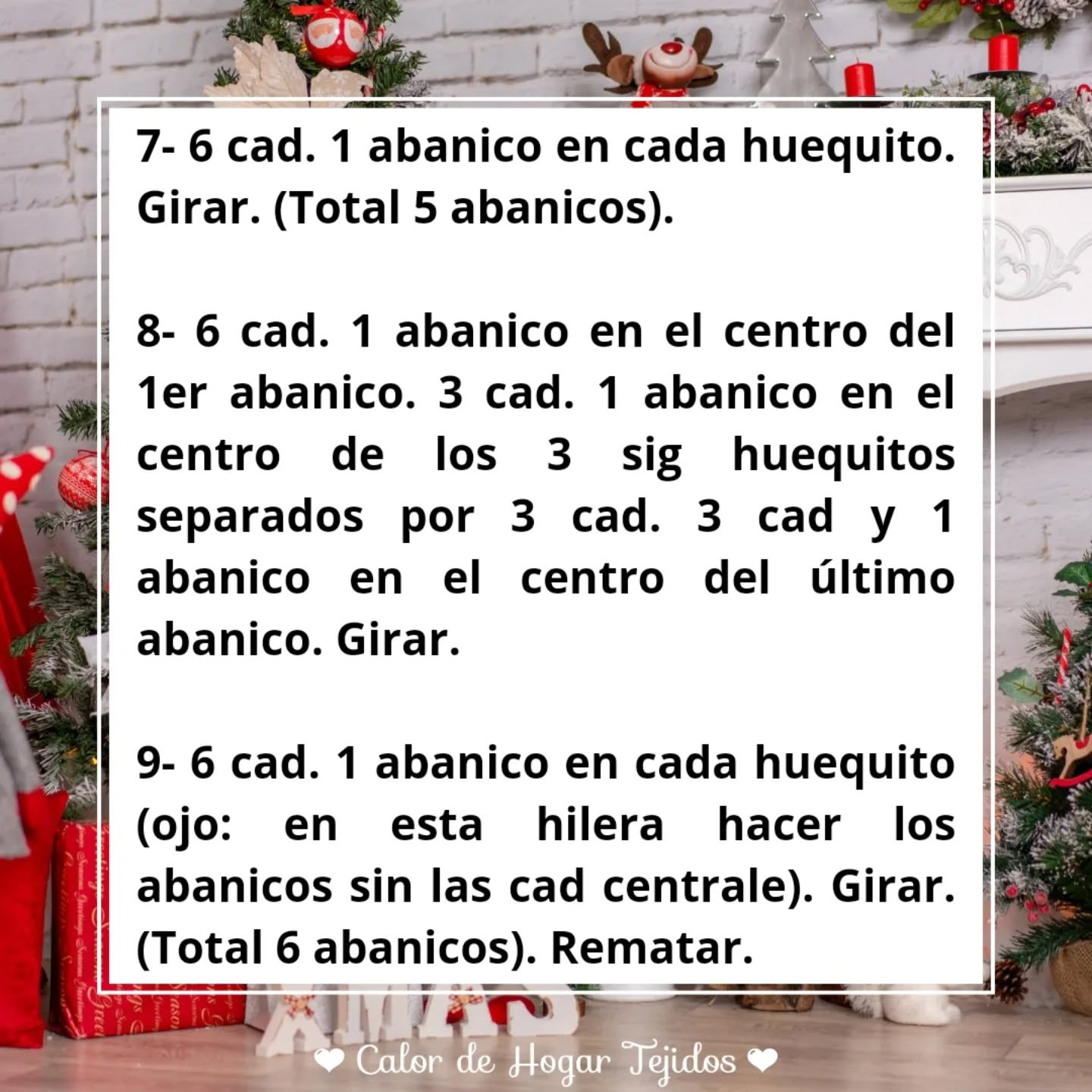 Pinitos navideños tejidos a crochet: Patrones gratis