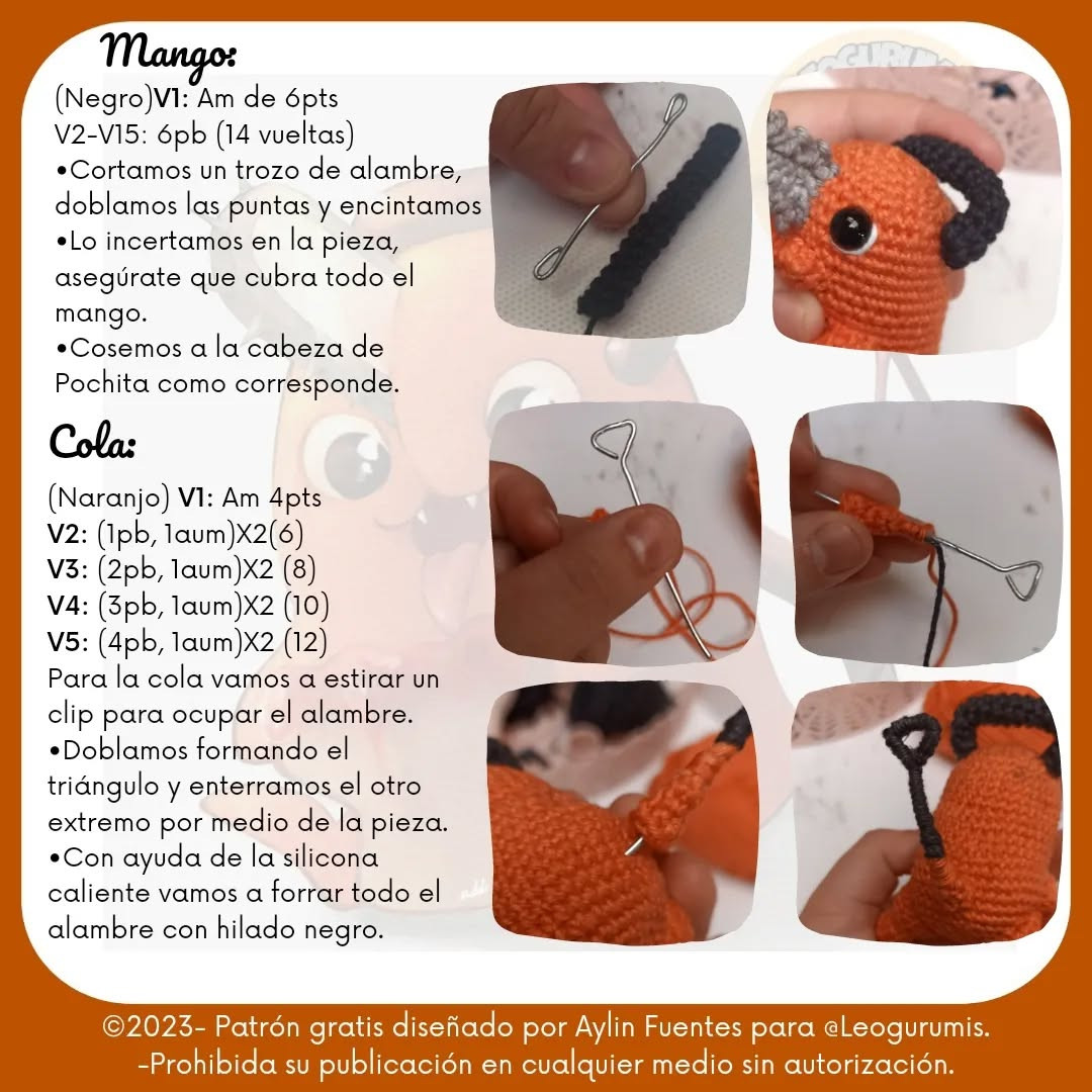 PochiPan: Patrón de Amigurumi Gratis 1500