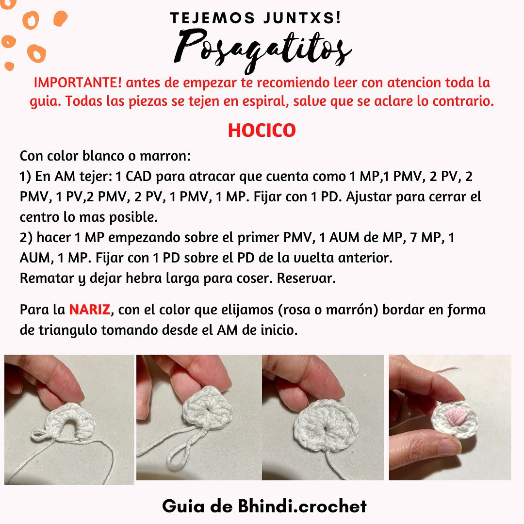 Posagatitos tejidos a crochet: Guía paso a paso