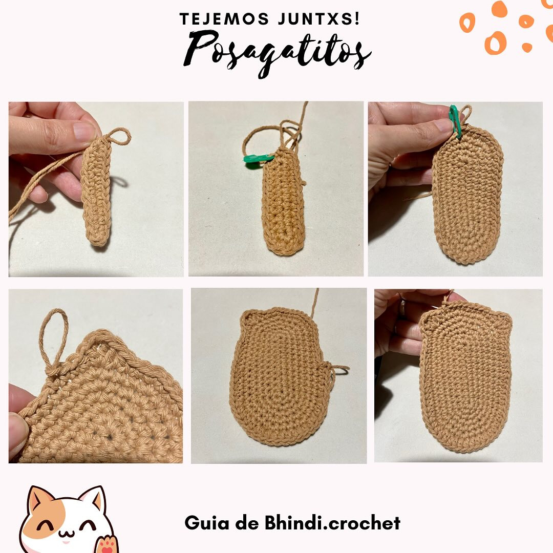 Posagatitos tejidos a crochet: Guía paso a paso