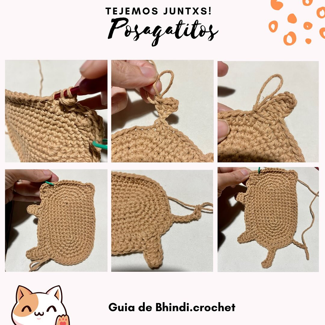 Posagatitos tejidos a crochet: Guía paso a paso