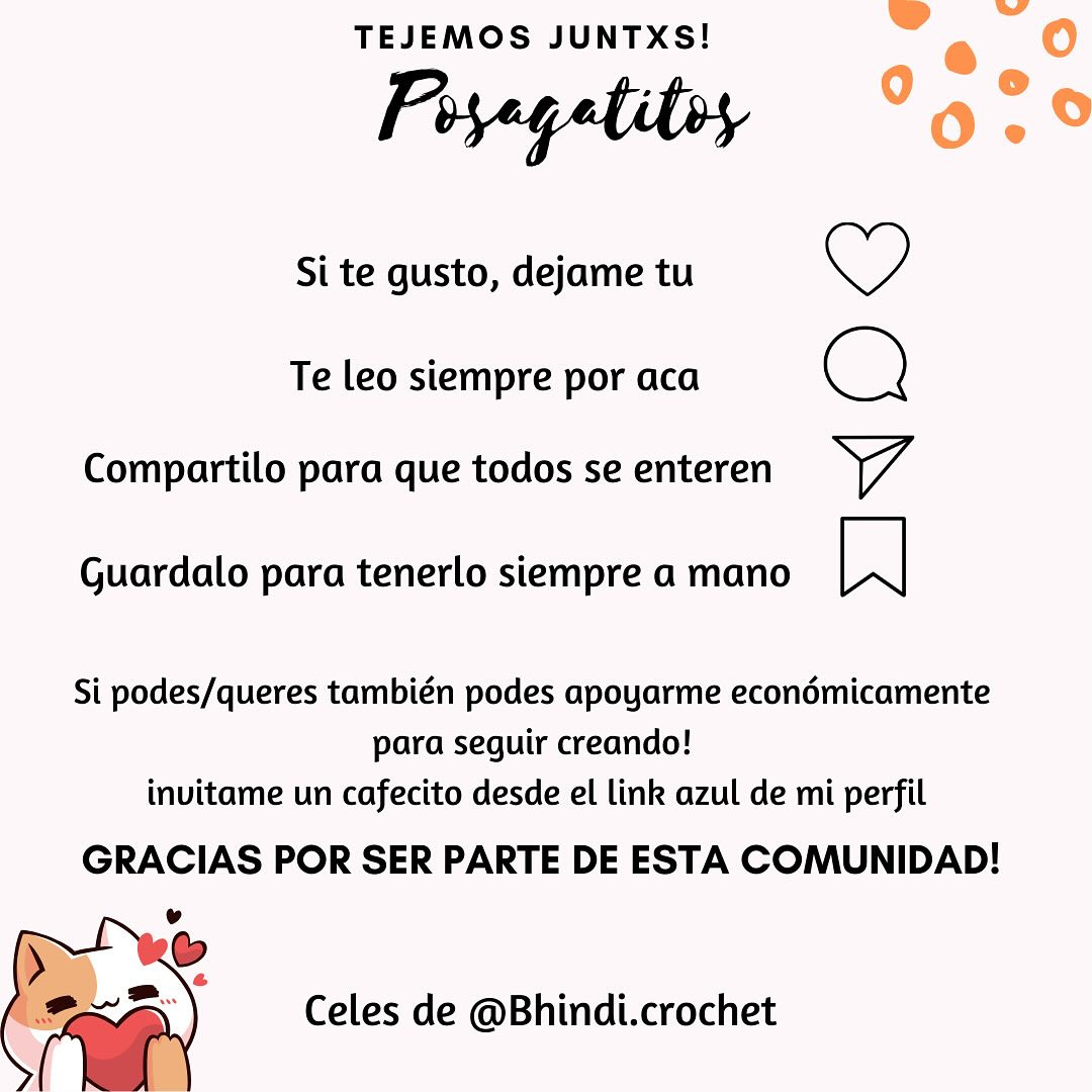Posagatitos tejidos a crochet: Guía paso a paso