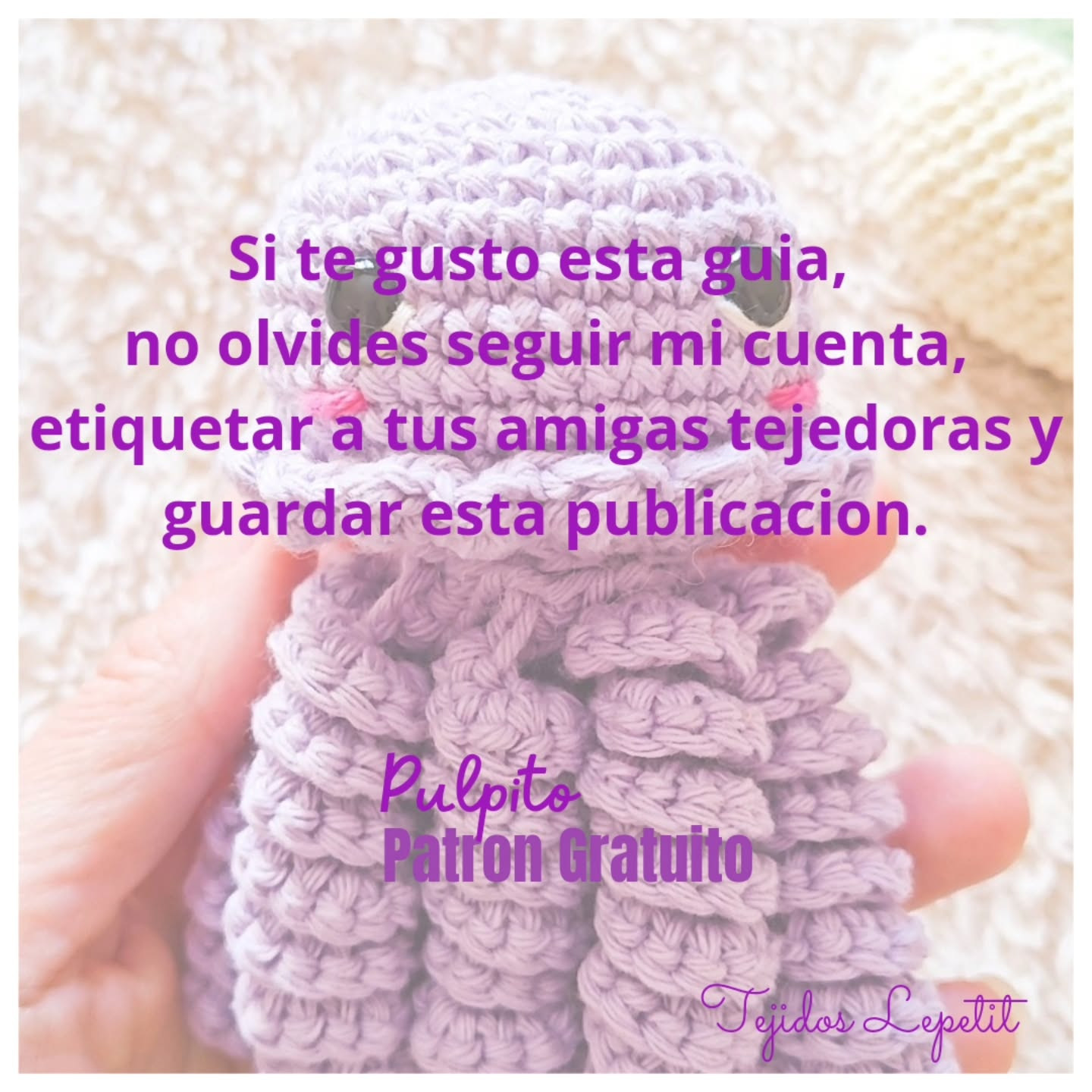 Pulpo Amigurumi: Patrón Gratuito Tejido a Crochet