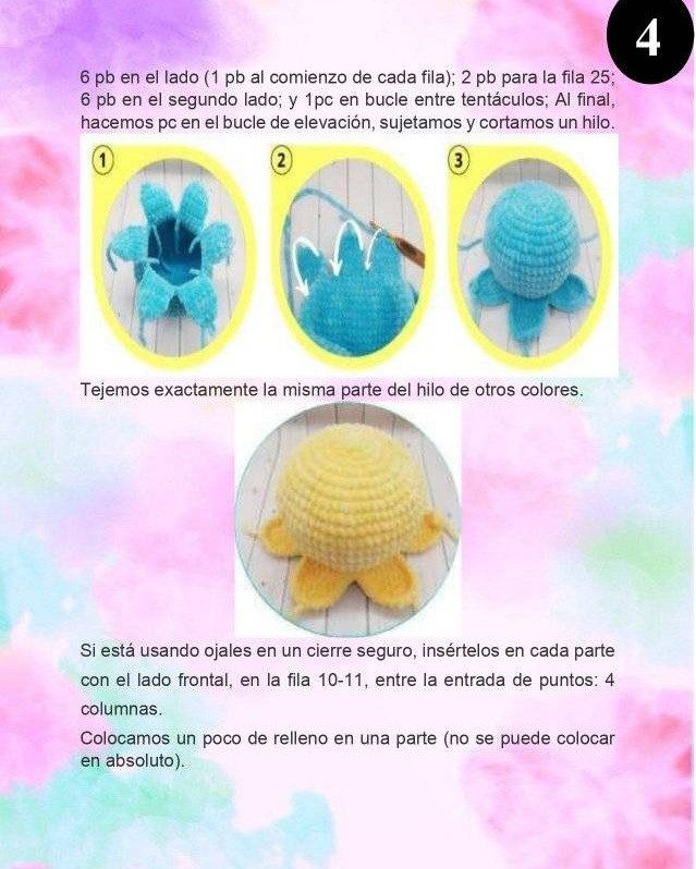 Pulpo de Peluche Amigurumi: Guía paso a paso
