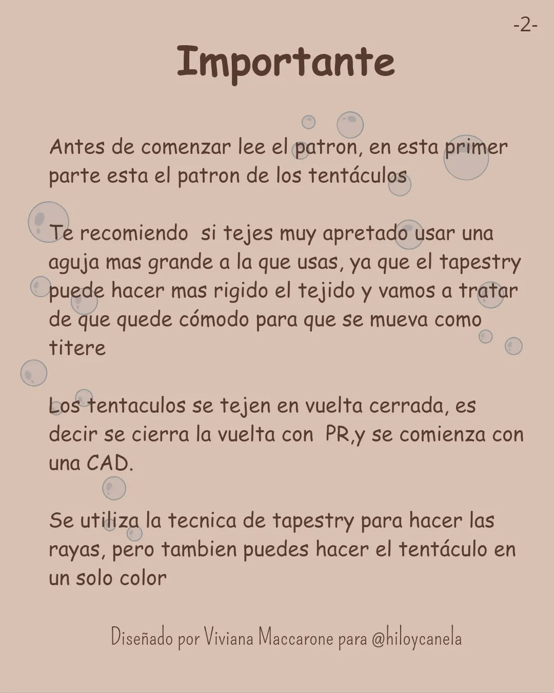 Pulpo sensorial: patrón gratuito, parte 1