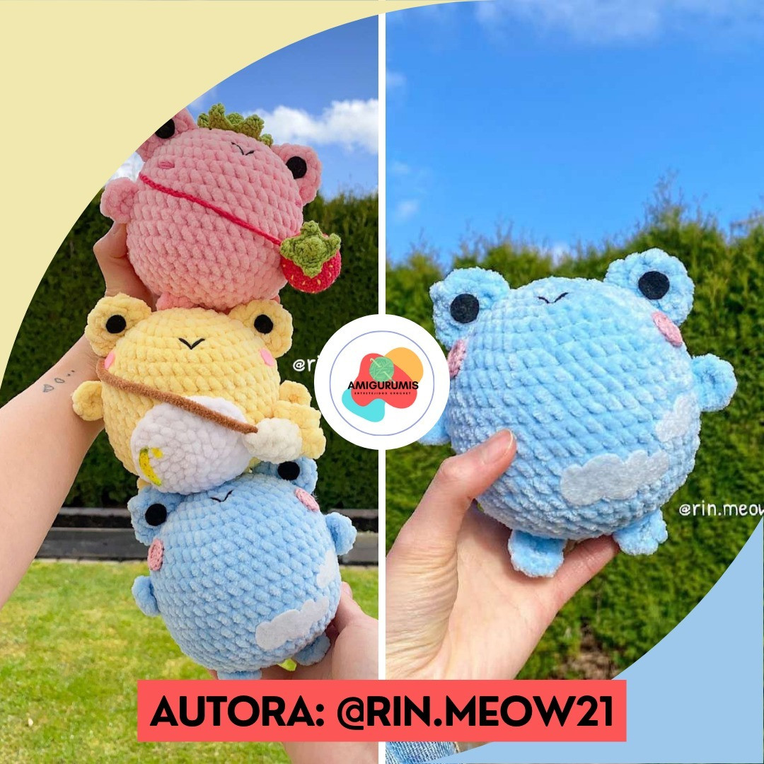 Ranas Gorditas Amigurumi: Patrón Gratis