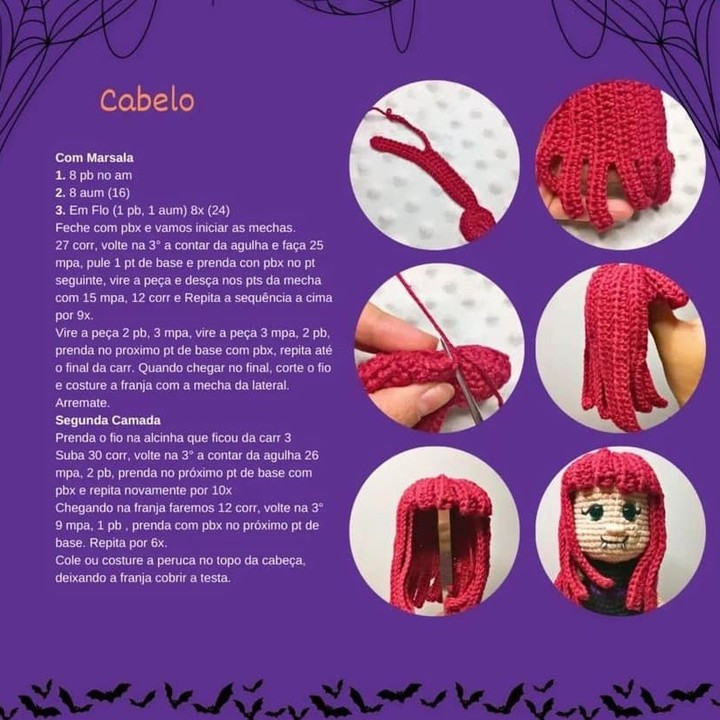 Rebeca, la niña vampiro: patrón amigurumi gratis