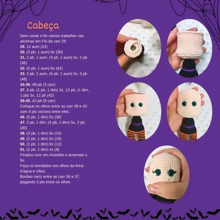 Rebeca, la niña vampiro: patrón amigurumi gratis