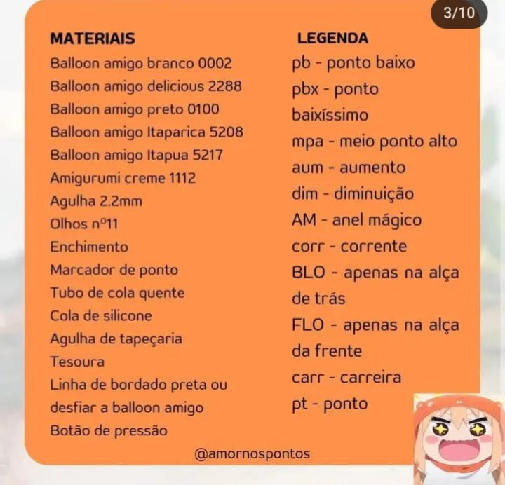 Receita de Amigurumi: Crie Sua Própria Umaru-Chan!