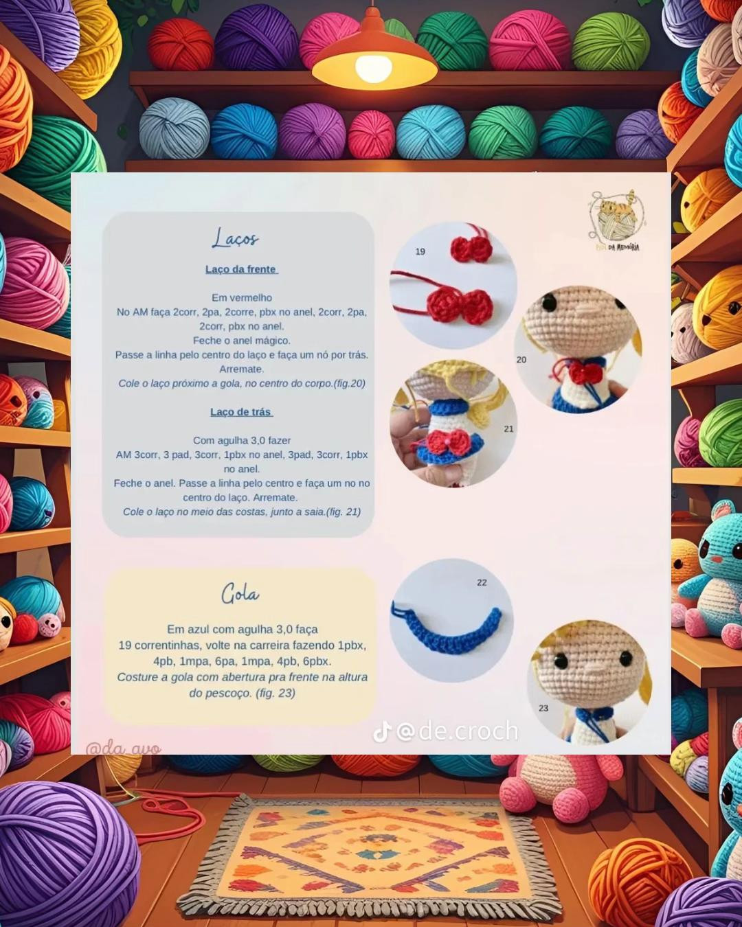 "Receita de Crochê Amigurumi: Princesa da Lua Inspirada em Sailor Moon"
