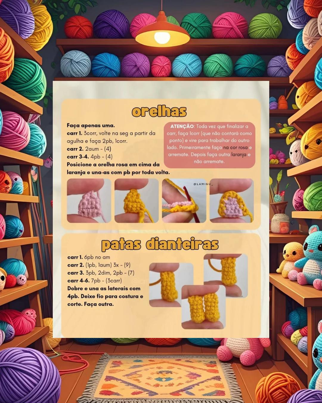Receita grátis amigurumi Gato de Botas