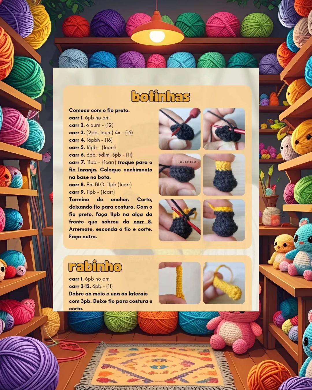 Receita grátis amigurumi Gato de Botas