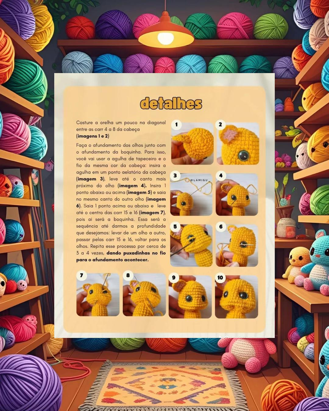 Receita grátis amigurumi Gato de Botas